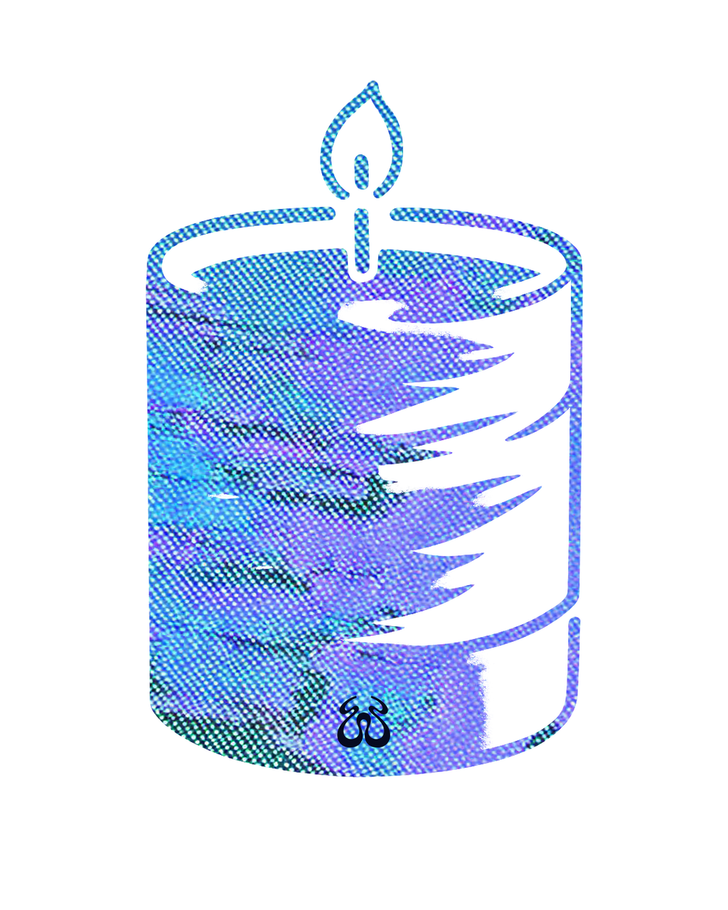 Blue ThirdWall Candle Icon